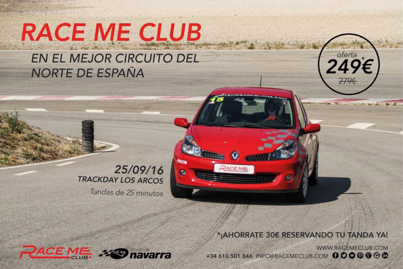 Trackday Evento en circuito Los Arcos Navarra