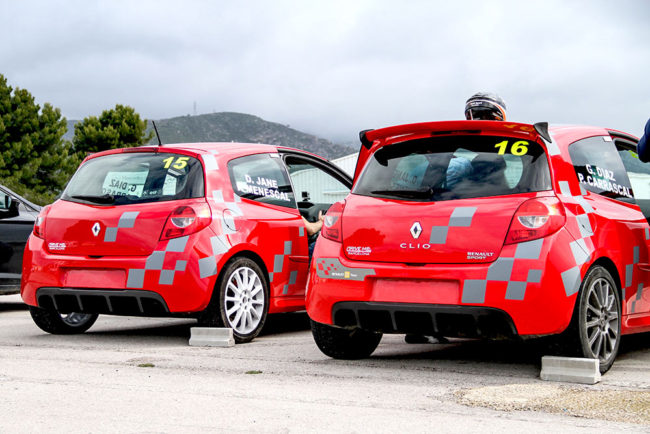Los dos Renaul Sport preparados para la experiencia Gymkhana style
